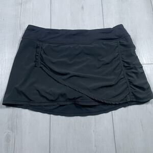 Lululemon Skirt Skort Black Athletic Tennis Golf Pickleball Women's 10